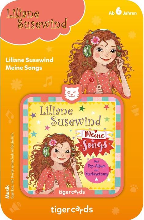 Actual product image Tigermedia Tigercard Liliane Susewind My Songs (German)
