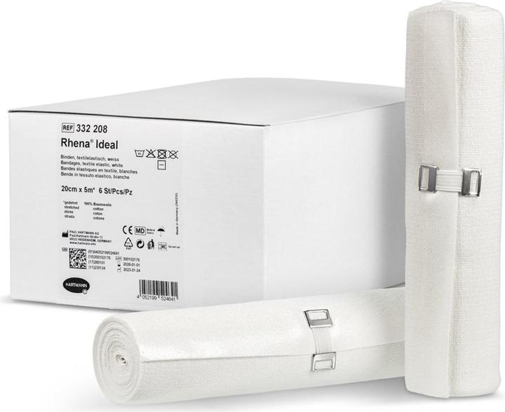 Image du produit Rhena Ideal Bande Élastique 20cmx5m blanc 6 pcs