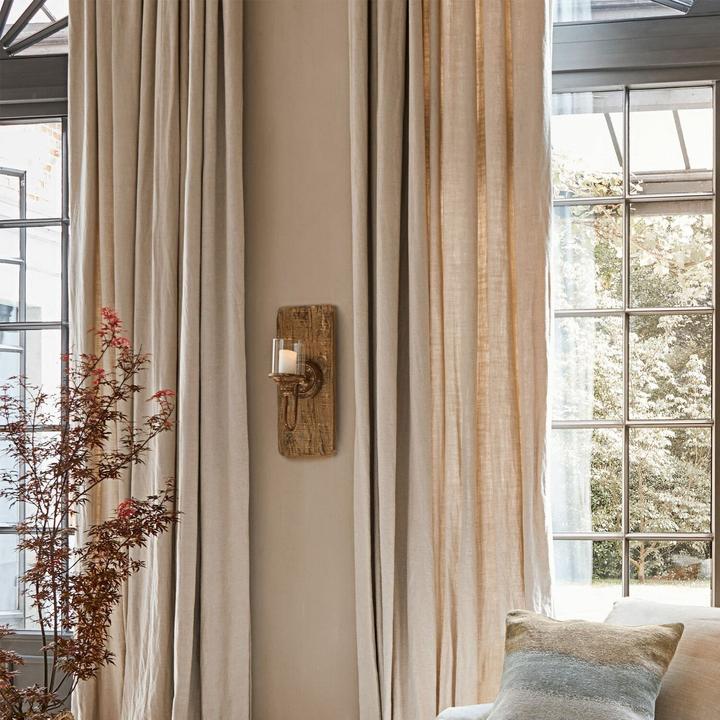 Actual product image Loberon Wall candle holder Vios antique brown