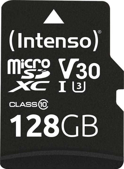 Intenso microSDXC 128GB classe 10 UHS-I professionale (128 GB, microSDXC, U3, UHS-I)
