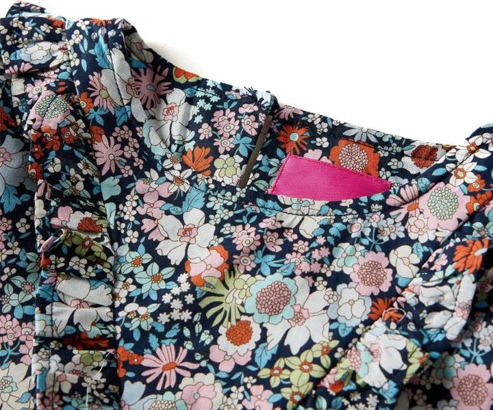 Image du produit VidaXL Blouse à manches longues pour enfants Bleu foncé 92,Matière : 100 (92)