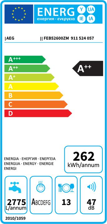 Energie-Label AEG FEB52600