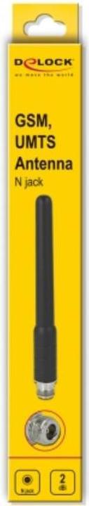 Produktbild Delock 12697 Netzwerk-Antenne Omnidirektionale Antenne N-Typ 2 dBi