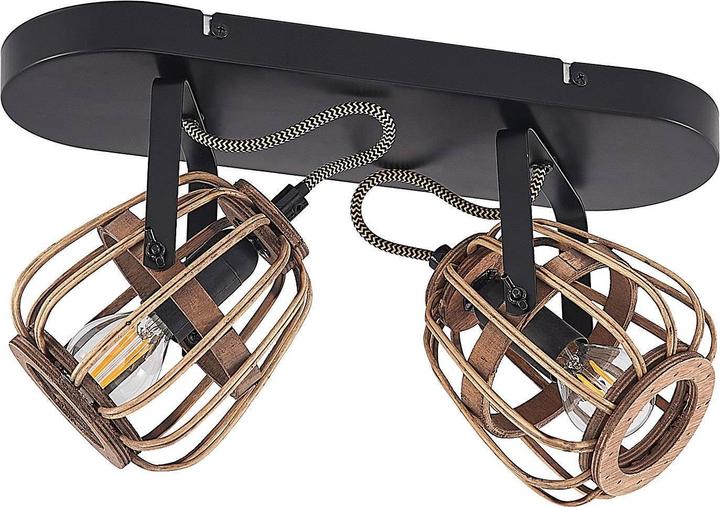 Actual product image Lindby Bominio ceiling spotlight, two-flame (E14)