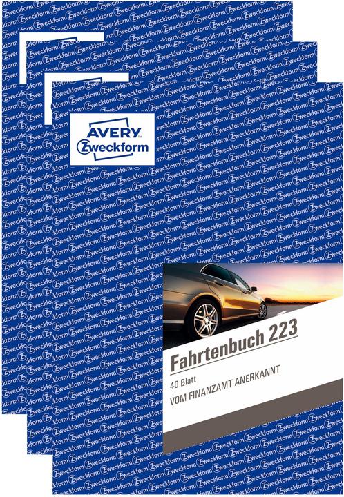 Produktbild Avery Fahrtenbuch, A5 (40 x)