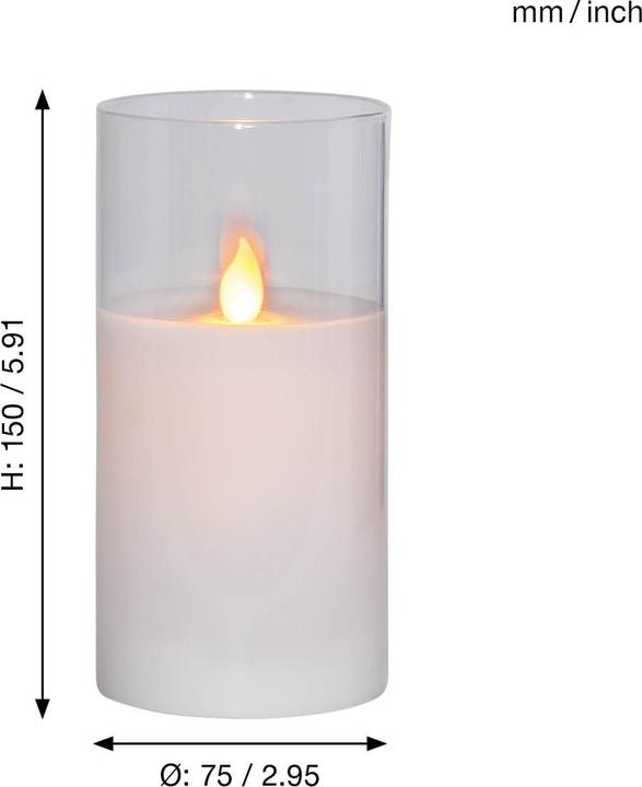 Actual product image Star Trading LED Pillar Candle M-Twinkle (1 x)