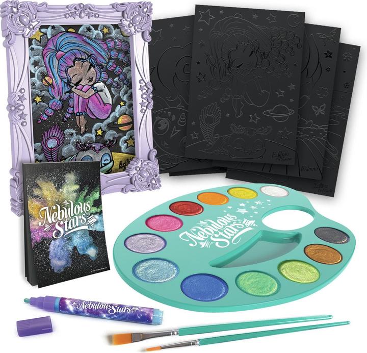 Actual product image Nebulous Stars Raven black deluxe painting set