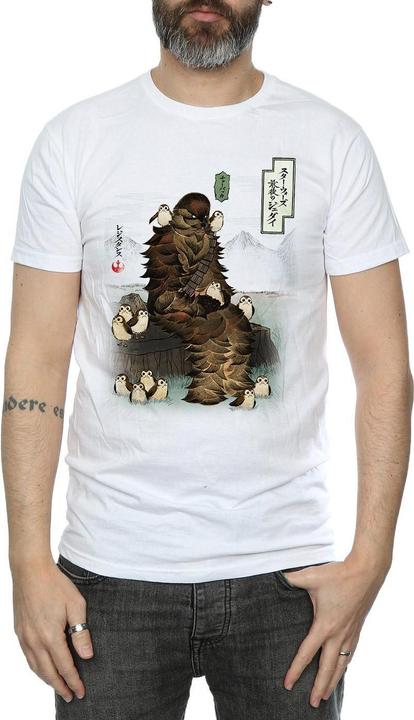 Produktbild Star Wars The Last Jedi Japanese Chewbacca Porgs TShirt (M)