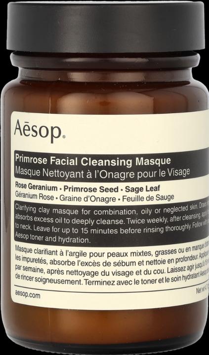 Valeurs nutritives et ingrédients Aesop Peau Primrose (120 ml)