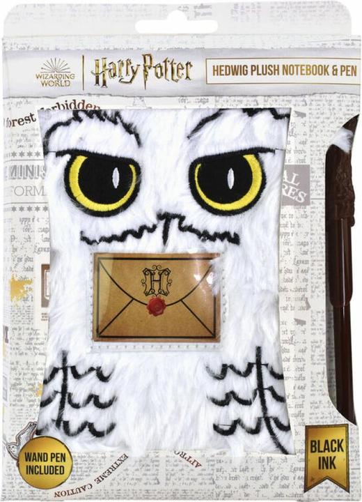 Actual product image Blue Sky Harry Potter: Hedwig Plush A5 Notebook and Pen (A5, Lined)
