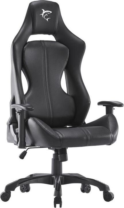 Actual product image White Shark Baltas Shark MONZA-B Gaming Chair Monza Juodas