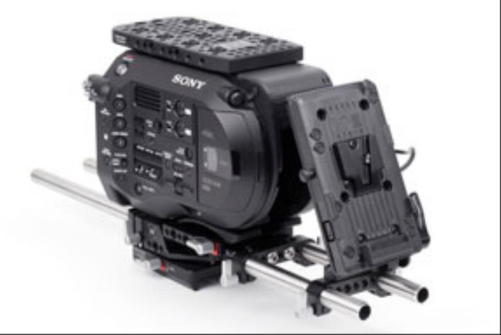 Actual product image Wooden Camera WC V-Mount (Sony FS7, FS5, Panasonic EVA1)