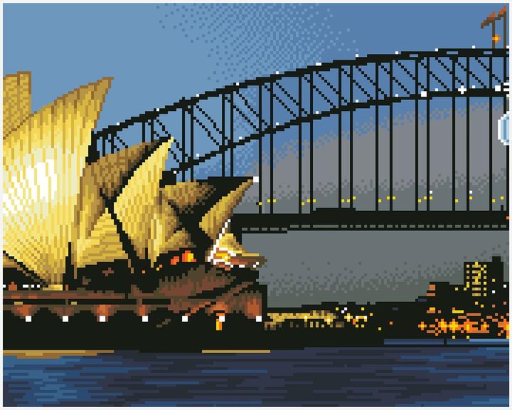 Produktbild Diamond Dotz Diamond Painting Sydney bei Nacht
