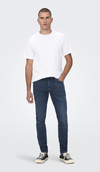Actual product image Only & Sons ONSLOOM DARK BLUE Slim Fit Jeans (W31/L34)