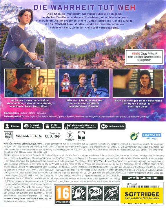 Produktbild Square Enix Life is Strange: True Colors (PS5, DE)