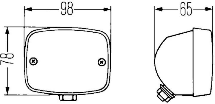 Image du produit Hella 12 Feux arrière de brouillard halogène pour PORSCHE 911