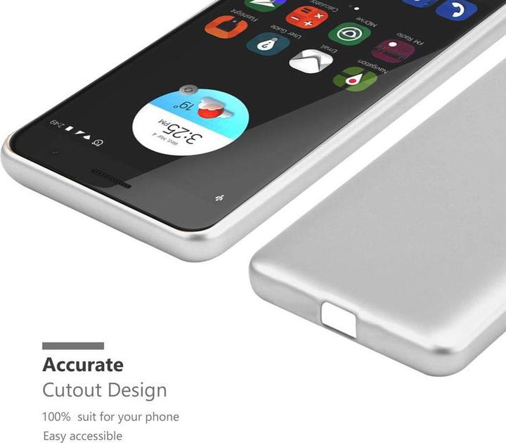 Actual product image Cadorabo TPU Matt Metallic Cover (ZTE Blade V7)