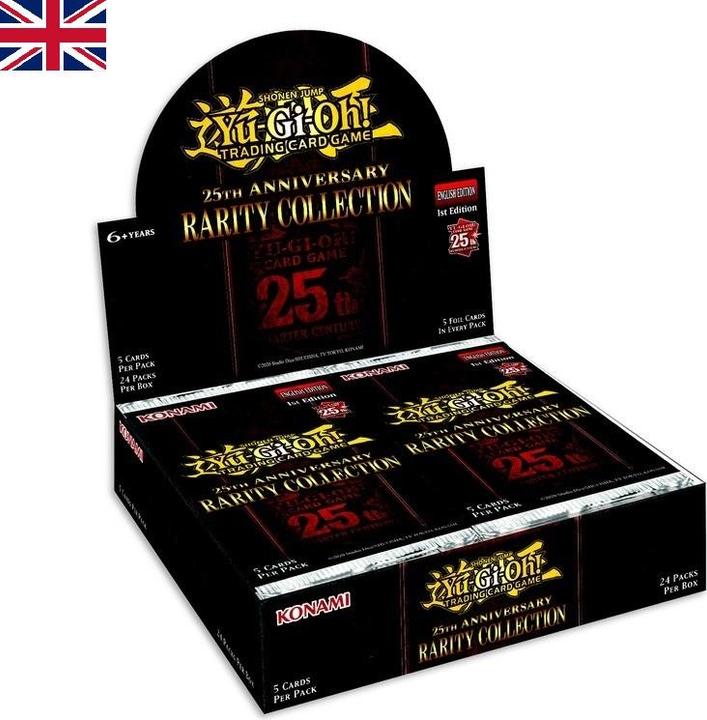 Actual product image Yu-Gi-Oh Rarity Collection 25th Anniversary Booster -! (English, Booster Pack)