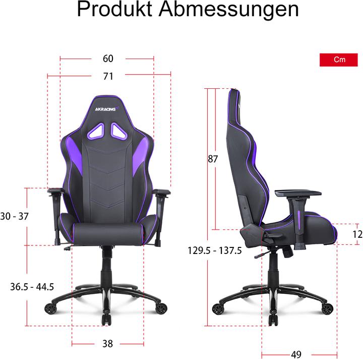 Actual product image Akracing Core LX Plus