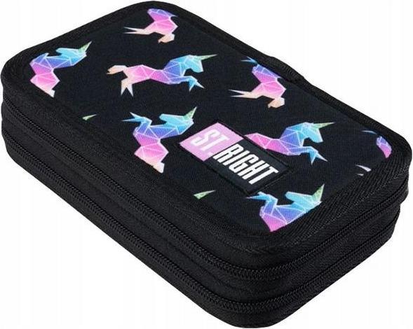 Image du produit St. Majewski Pencil case MAJEWSKI Double pencil case with accessories STRIGHT PC-04 Rainbow Unicorns mkmk MAJEWSK
