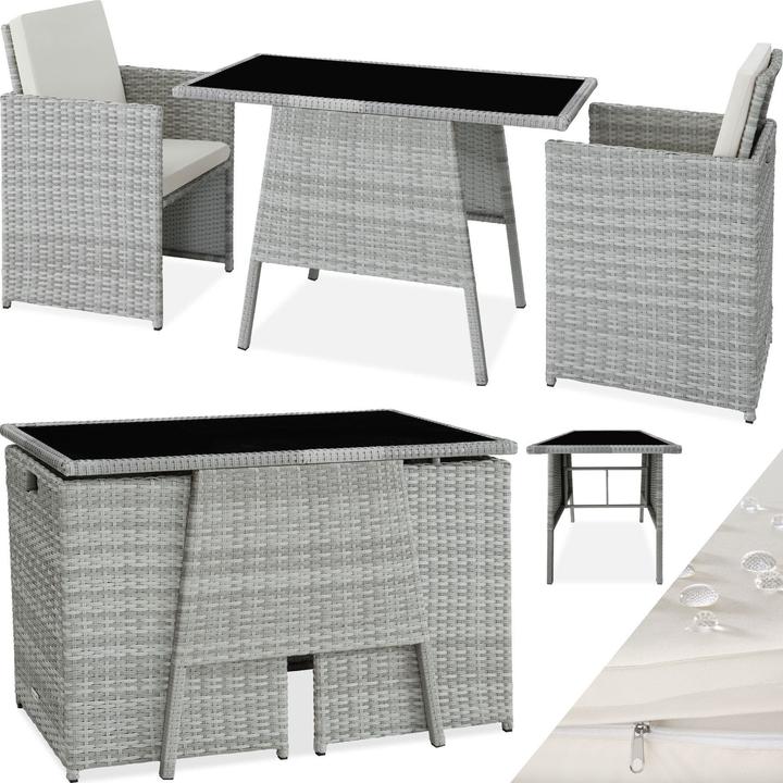 Immagine prodotto tectake Salottino in rattan Losanna