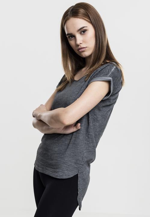 Immagine prodotto Urban Classics Tee lungo da donna a forma di schienale con tintura spray (XS)