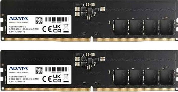 Actual product image Adata DDR5 32GB 4800-40 K2 Premier Tray Dual Tray (2 x 16GB, 4800 MHz, DDR5 RAM, DIMM)