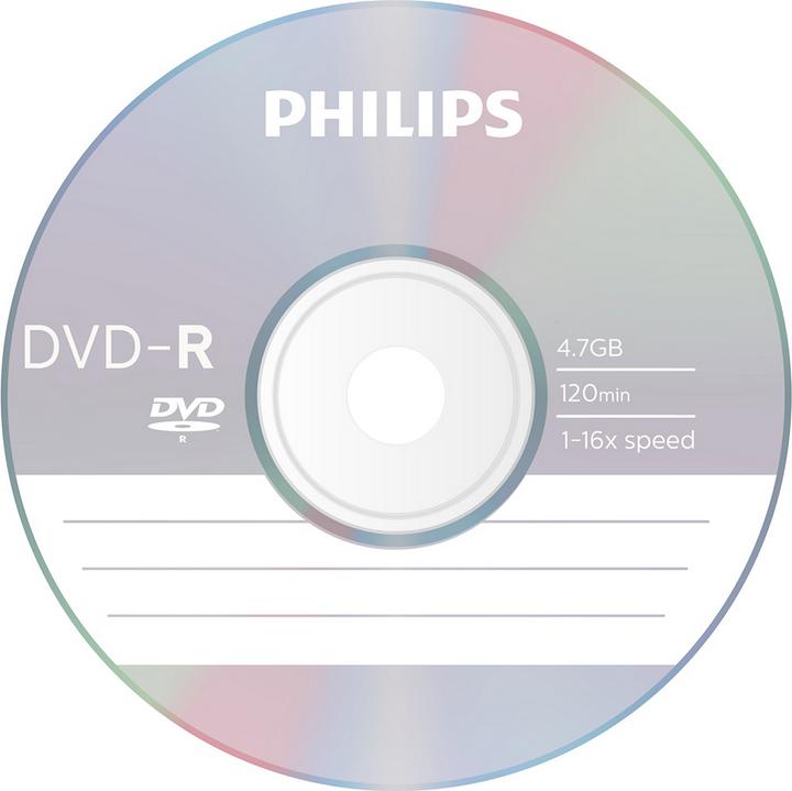 Produktbild Philips 1x100 DVD+R 4,7GB 16x SP (100 x)
