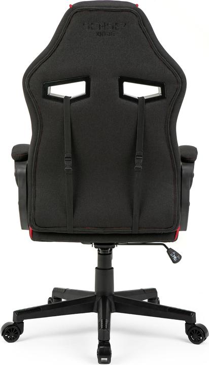 Actual product image Sense Knight fabric black-red