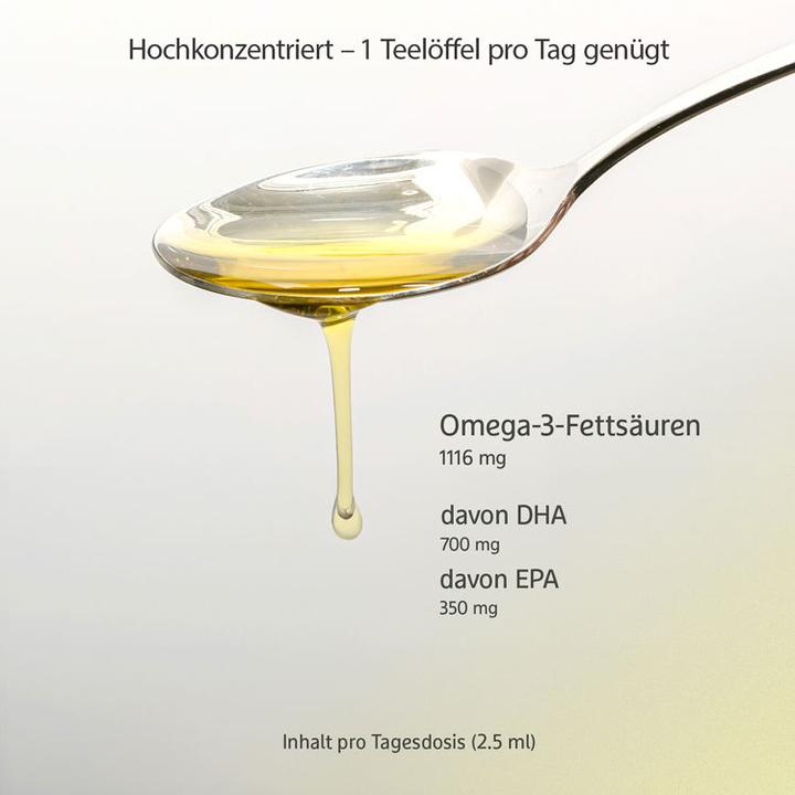 Produktbild Effective Nature Omega-3 Algenöl vegan (1 Stück, Flüssigkeit)