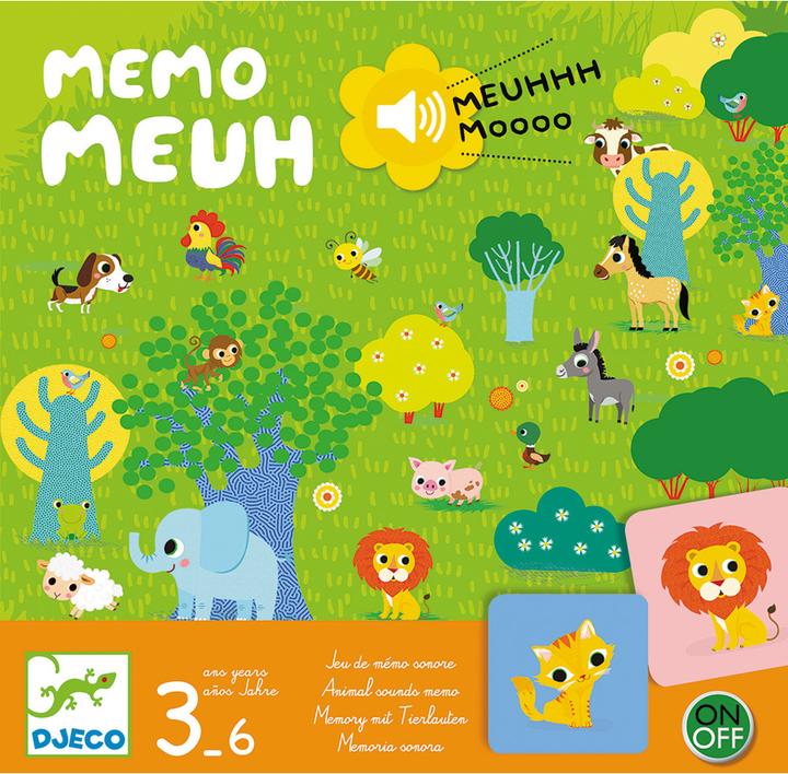Image du produit Djeco Jeu - Memo Meuh (Multilingue)