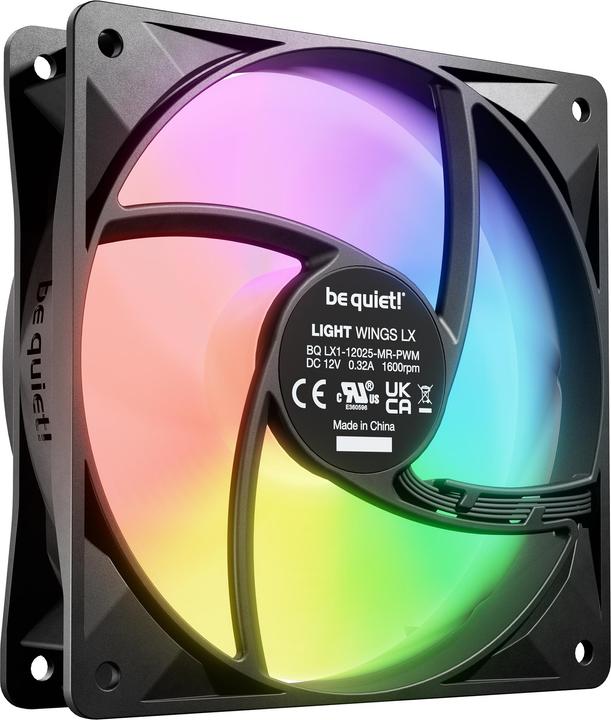 Actual product image be quiet! LIGHT WINGS LX 120mm PWM Triple-Pack (120 mm, 3 x)