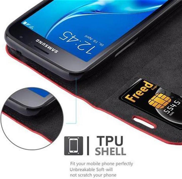 Productafbeelding Cadorabo Boek Onzichtbare Magneethoes (Samsung Galaxy J1 Mini)