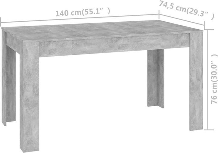 Image du produit VidaXL Georgie (140 x 74.5 x 76 cm)