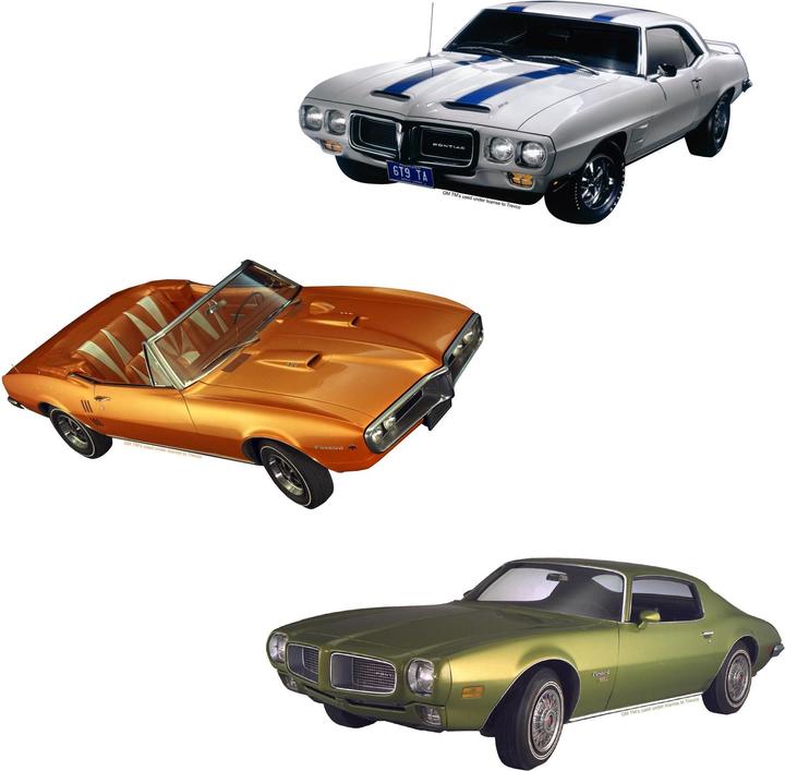 Produktbild Pontiac Autos Aufkleber Firebird Deluxe 50erPack Vinyl
