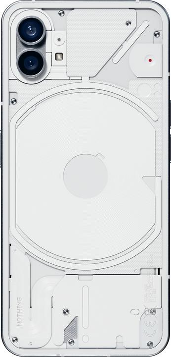Actual product image Nothing Phone (1) (8GB) (256 GB, White, 6.55", Dual SIM, 50 Mpx, 5G)