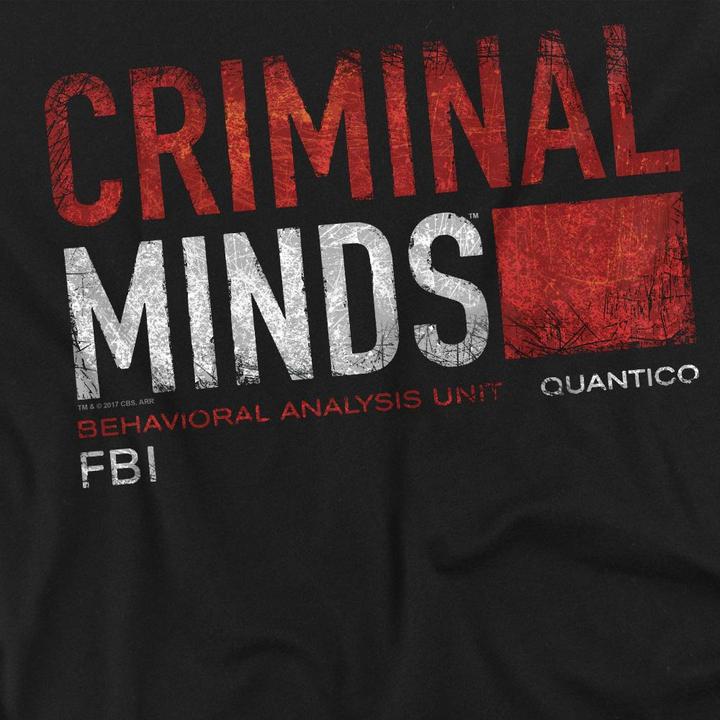 Immagine prodotto Criminal Minds Maglietta Carta del Titolo Uomo (5XL)