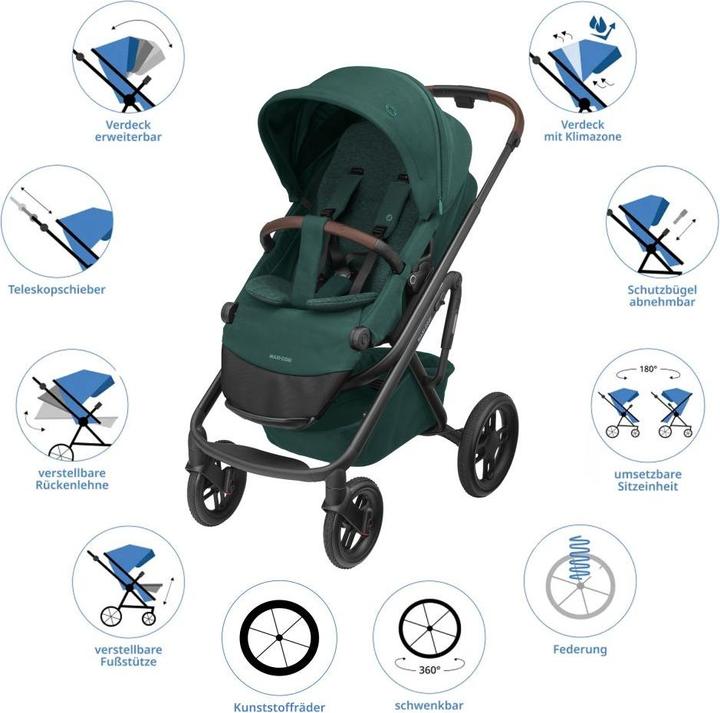 Actual product image Maxi-Cosi Takes comfort to the field