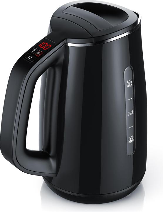Image du produit Arendo Bouilloire 1,5 l, 2200 W, acier inoxydable & verre avec passoire à thé, théière, sélection de la (1.50 l)