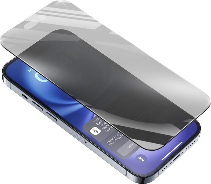 Produktbild Cellularline Top Secret Glass Eclipse (1 Stück, Apple iPhone 16 Plus)