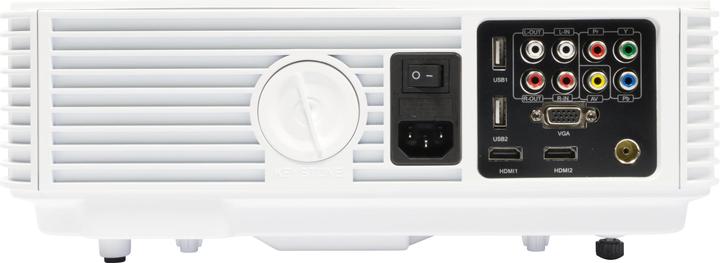 Actual product image Salora 58BHD2500 2500ANSI lumens LED WXGA (1280x800) Portable projector Wit beamer/projector (WXGA, 206 lm)