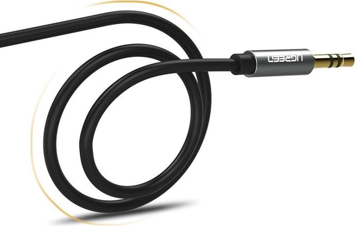 Actual product image Ugreen AV119 3.5mm AUX 5m jack cable (black) (5 m, 3.5mm jack (AUX))