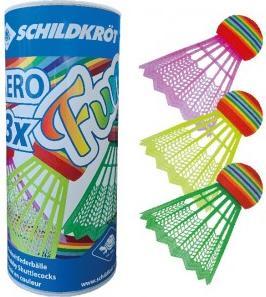 Schildkröt Federball Ball Aero Fun, farbig sortiert farbiger Kunststoffball (PE) mit Kopf aus Schaumstoff (EVA