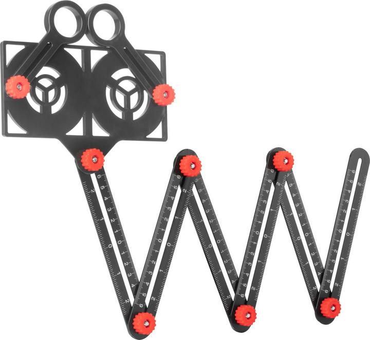 Produktbild Stahlwerk 6-in-1 Multiwinkel-Messlineal aus Aluminium