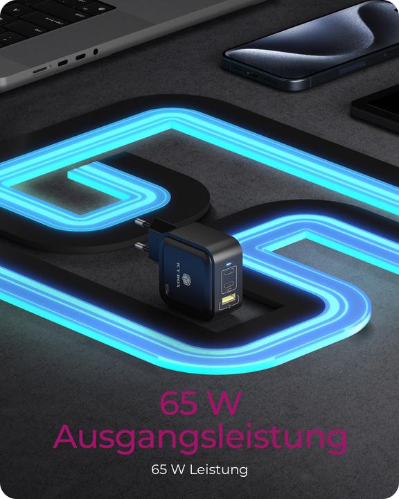 Actual product image Icy Box IB-PS1030-PD (65 W)