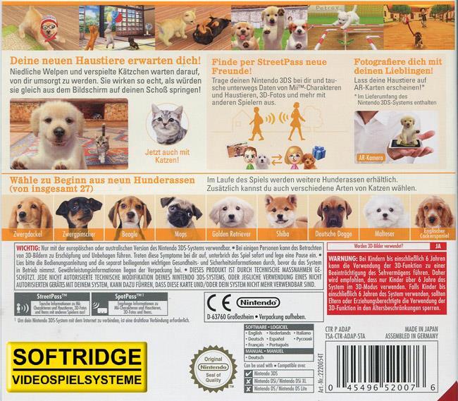Immagine prodotto Nintendo Nintendogs + Cats: Golden Retriever (3DS, Multilingue)