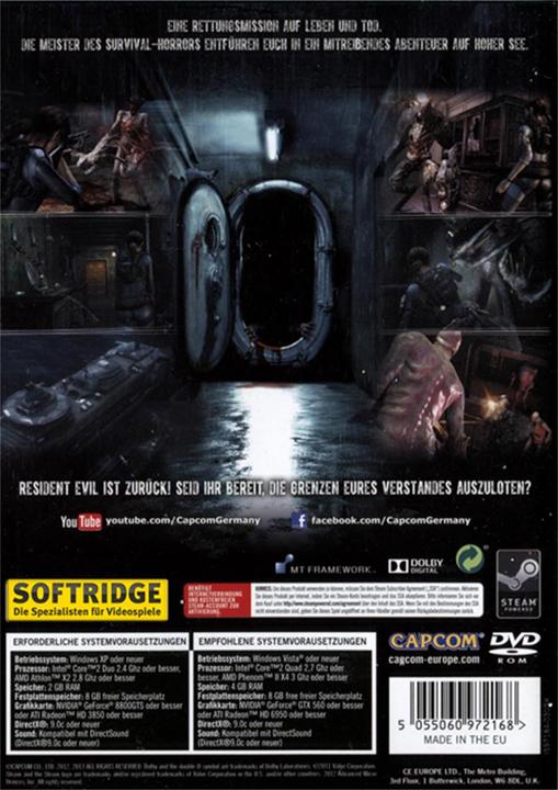 Produktbild Capcom Resident Evil: Revelations (PC, DE)