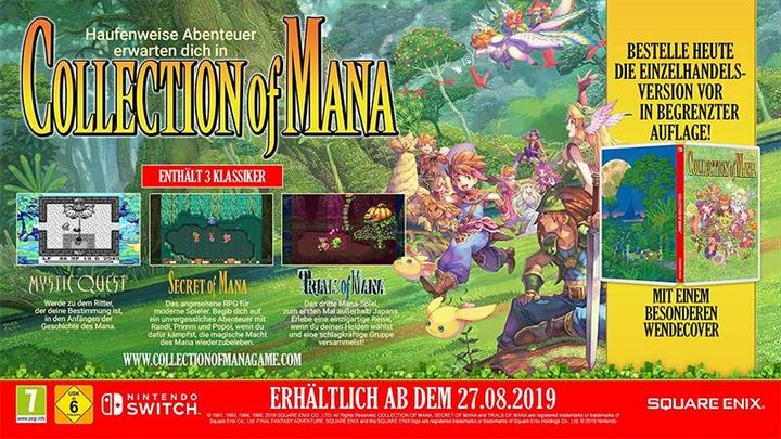 Actual product image Square Enix Collection of Mana (Switch, Switch Lite, Switch OLED, Multilingual)