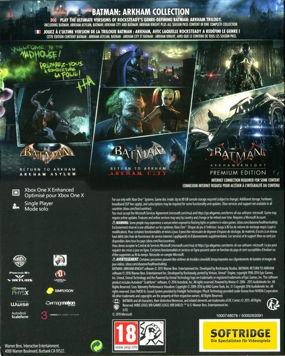 Actual product image WB Batman Arkham Collection (PS4)