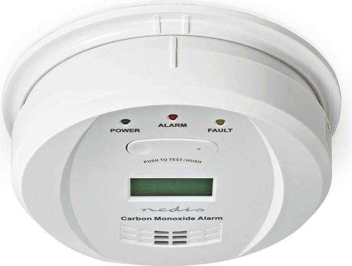 Produktbild Nedis Kohlenmonoxid-Alarm | Batteriebetrieben | Batterie Lebensdauer bis zu: 5 Jahre | Mit Testtast